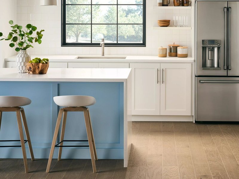 Hardwood Flooring in a Kitchen By Select Floors AB